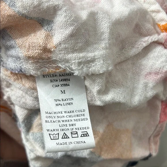 Sadie + Sage Printed Mini Sleeveless Dress with Flutter Sleeves - Picture 3 of 6